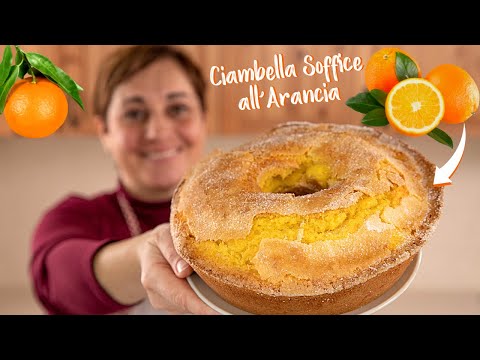 CIAMBELLA SOFFICE ALL'ARANCIA 🍊Ricetta Facile di Benedetta 🍊
