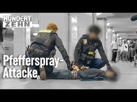 Pfefferspray-Einsatz im U-Bahnhof | HUNDERTZEHN