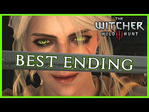 Witcher 3 ► THE BEST ENDING - Ciri Becomes a Witcher. Triss Romance
