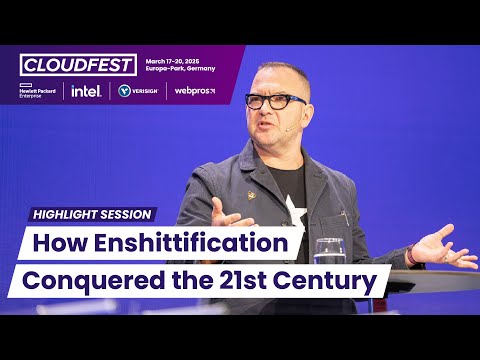 Cory Doctorow at CF 25: How Enshittification Conquered the 21st Century and How We Can Overthrow It