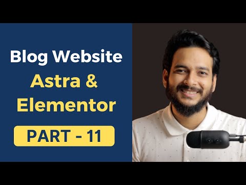 11 - Home - Create a Latest Post area - Blog section using Elementor & Astra