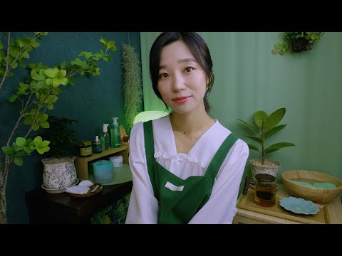 Healing Facial Therapy🌿 ASMR for Headache Relief