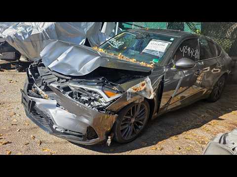 Front End Completely DESTROYED! Rebuilding This 2025 Acura Integra!