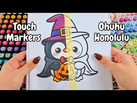 Touch VS Ohuhu Markers | Which is better? Halloween Edition🎃
