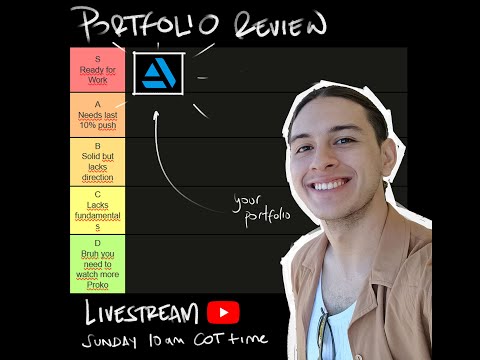 Riot artist crushes your hopes and dreams live (portfolio review)