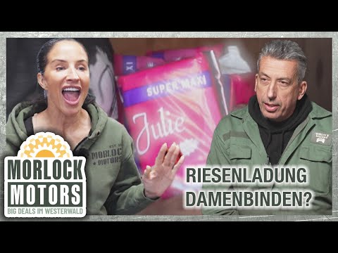 Ein LKW voller Damenbinden?! 😄 Überraschungspaket im gekauften Fahrzeug! | Morlock Motors