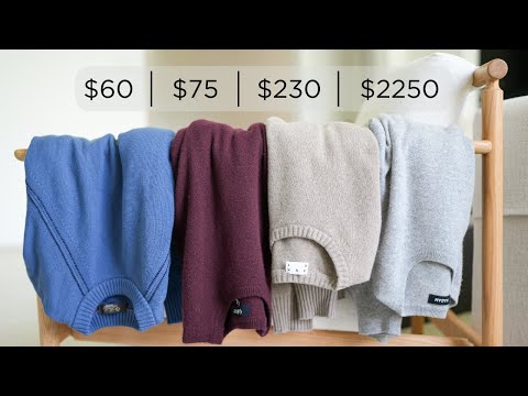 $60 vs. $2250 Cashmere Sweater!