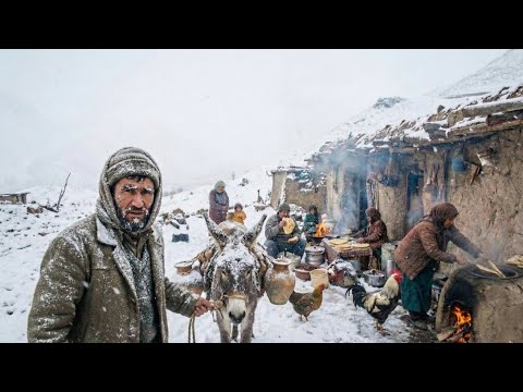 Surviving a Heavy Snowfall in Afghanistan’s Coldest Village | Morning Routine