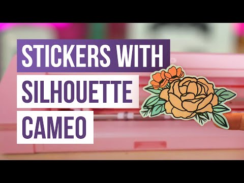 How to make stickers with Silhouette Cameo 🤓