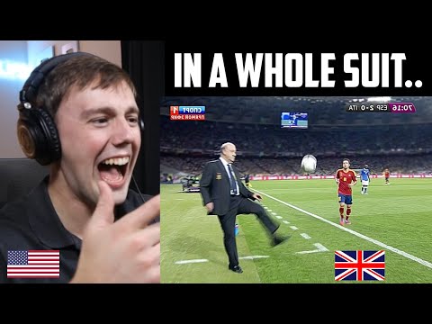 American Reacts to Crazy Football Managers Skills & Goals