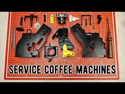 Repair and maintenance of the brew unit of the SAECO, PHILIPS coffee machine Service coffee machine