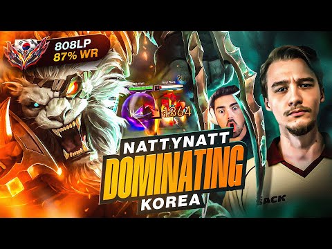 90% WIN RATE TO KOREAN CHALLENGER??? *NATTYNATT IS INSANE*