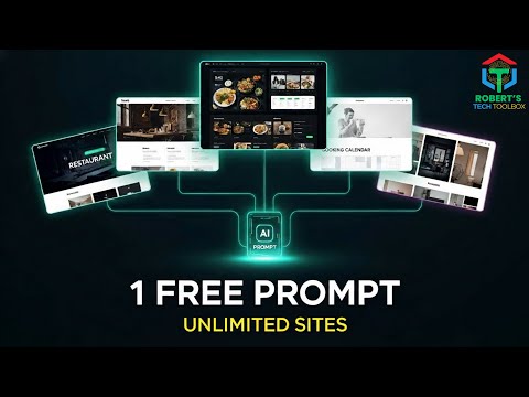 Build Any Website FREE With ONE AI Prompt (Live, Editable & No Code)