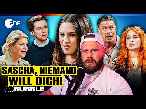 Grenzenloser Narzissmus in 3 2 1.. Sascha Winkler bei ZDF Unbubble 13 Fragen