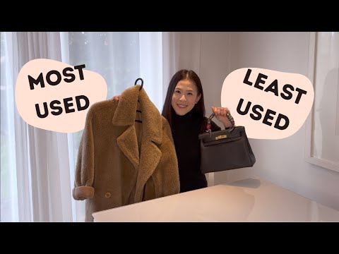 MOST and LEAST used items in my wardrobe 2025.
