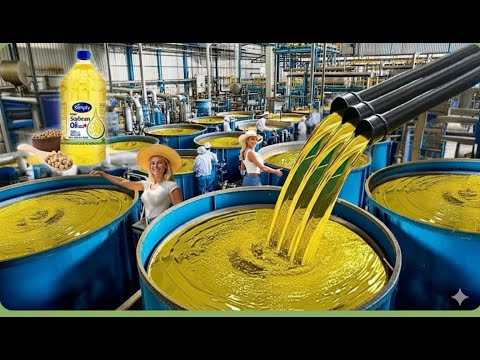 How Cooking Oil Is Made | From Seeds to Bottles | Complete Factory Process