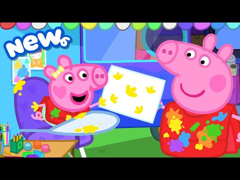 Peppa Pig Tales 2026 🖌️ Painting with Baby Evie! 🎨 Mixing FUN Colours! 🌈 BRAND NEW Peppa Pig Episode