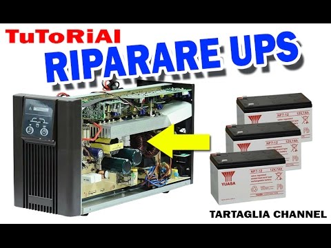 TUTORIAL Come si ripara l' Ups del vostro pc? operazione semplicissima