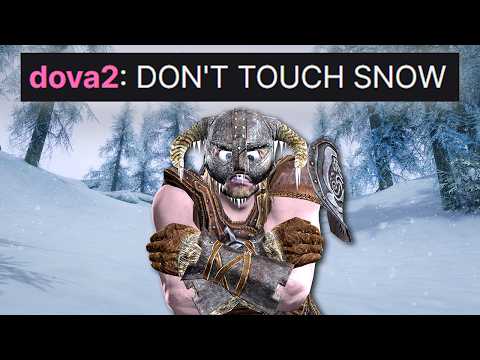 Skyrim Speedrun, but the quests make no sense