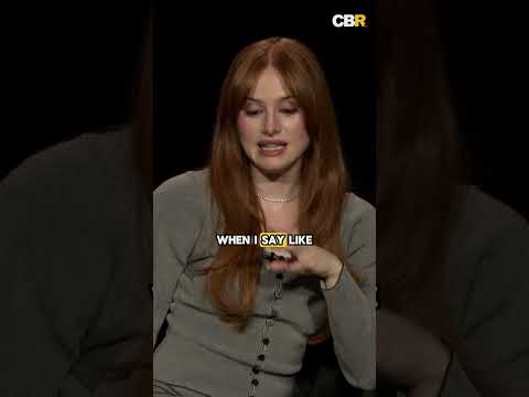 Madeleine Petsch, was LITERALLY stalked by her horror movie villain #thestrangers 😱😂