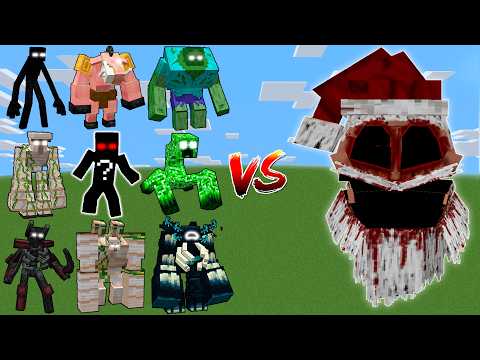 which mutant herobrine mobs is the strongest against SANTA MIMICER?