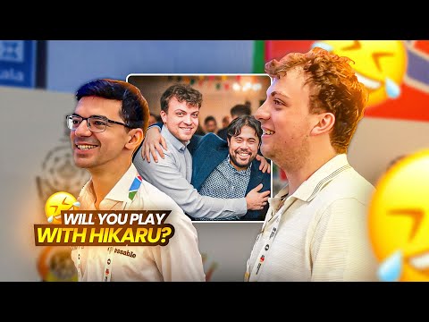Funny Banter Between Anish Giri & Hans Niemann before the Game | World Cup Goa 2025