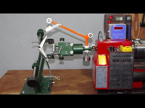 Updating the mini lathe to rewind the armature of electric motors.