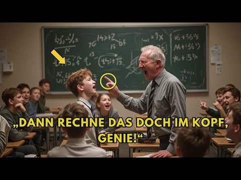 Mathelehrer verspottet Schüler fürs Kopfrechnen – Sekunden später blamiert er sich vor allen