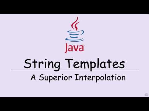 Java 21 String Templates - THIS FEATURE IS SHELVED