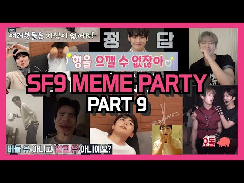 [ENG] SF9 KPOP MEME Party PART9 funny moments