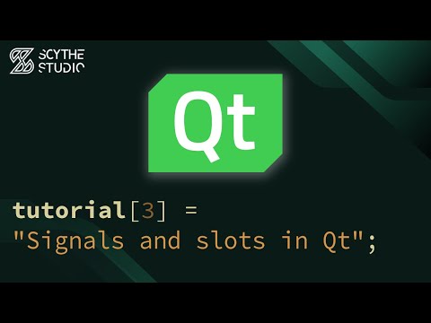Signals and Slots in Qt | Qt QML Tutorial #3 | Somco Software