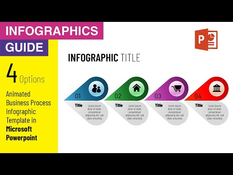 How to Create Microsoft Powerpoint Process Infographic Diagram for Business Presentation