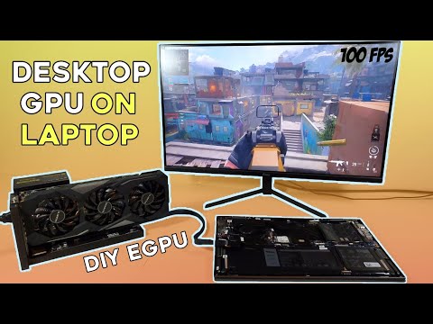 I turned my BROKEN LAPTOP into a GAMING PC *Oculink EGPU*