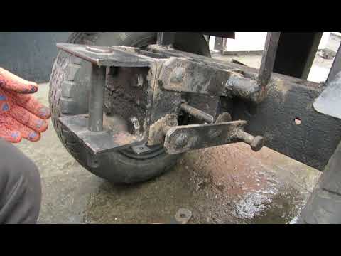 Подъемное устройство к адаптеру мотоблока.