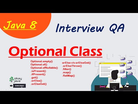 Java 8 optional class | java optional class interview questions | java 8 interview | okay java