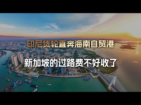 印尼货轮绕开马六甲，直奔海南自贸港，新加坡躺赚的好日子到头了