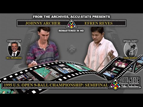 9-Ball - EFREN REYES vs JOHNNY ARCHER - 1995 US Open 9-Ball Championship