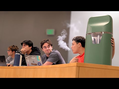 Vaping In College Lecture Prank!