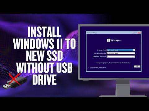 Install Windows 11 to NEW SSD Without USB Drive