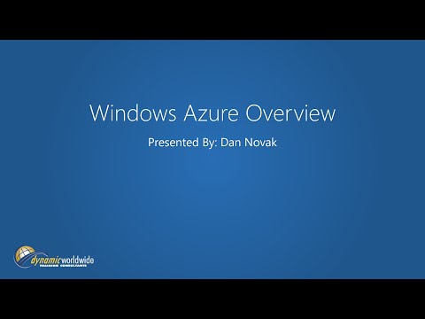Microsoft Azure Overview