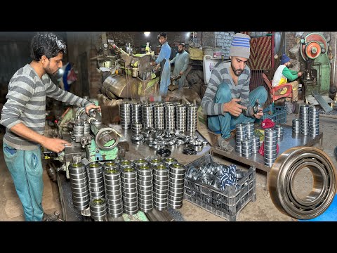 Unbelievable Skills! How King Pin Bearings Are Made in Local Workshop