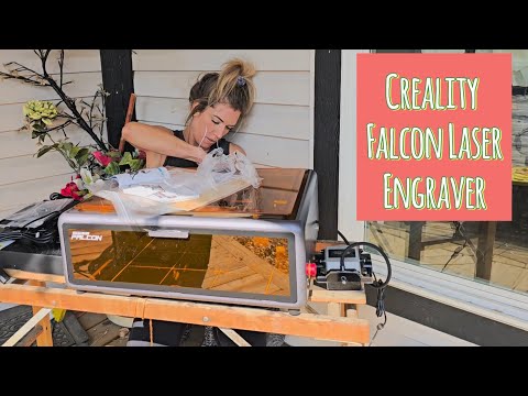 Creality Falcon A1 Laser Engraver - Unboxing and Start Up