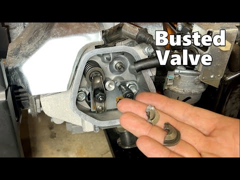 Honda Clone Almost Dropped a Valve - Broken Valve Repair on a DEK Generator
