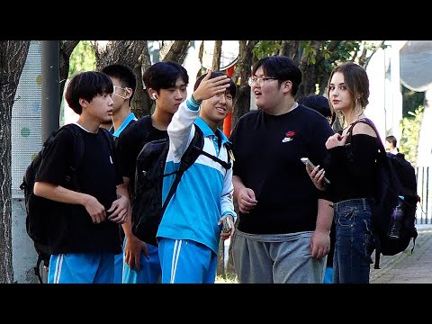 What if a Westerner asks an Asian middle school student for directions?