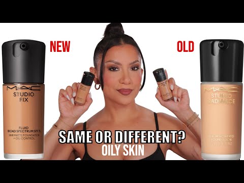 WHICH IS BETTER? MAC COSMETICS STUDIO FIX VS RADIANCE SERUM +12HR WEAR *oily skin* | MagdalineJanet