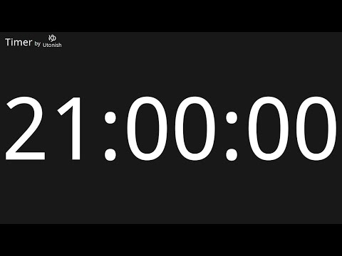 21 Hour Countup Timer