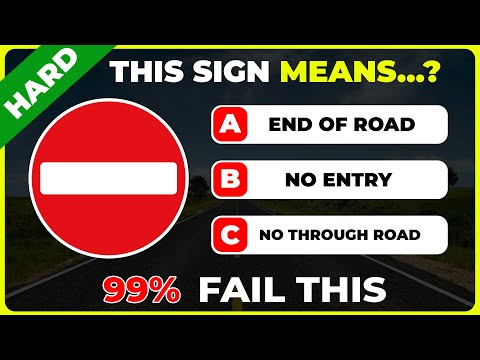 100% ASSURED PASS | Top 50 ULTIMATE road signs TESTED On Every Driving Test | Driving Test Prep 2025