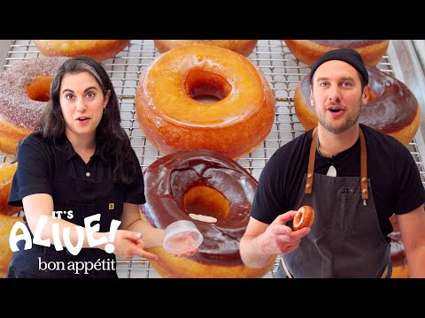 Brad and Claire Make Doughnuts Part 3: Redemption | It's Alive | Bon Appétit