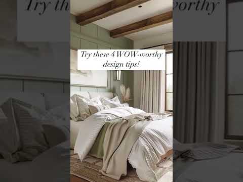 4 Tips for Elevating Your Bedroom Decor