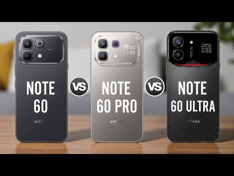 Infinix Note 60 5G Vs Infinix Note 60 Pro 5G Vs Infinix Note 60 Ultra 5G